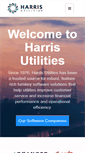 Mobile Screenshot of harrisutilities.com